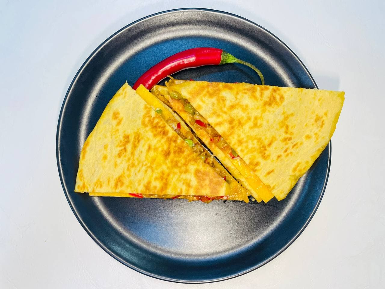 Фото Кесадилья с курицей